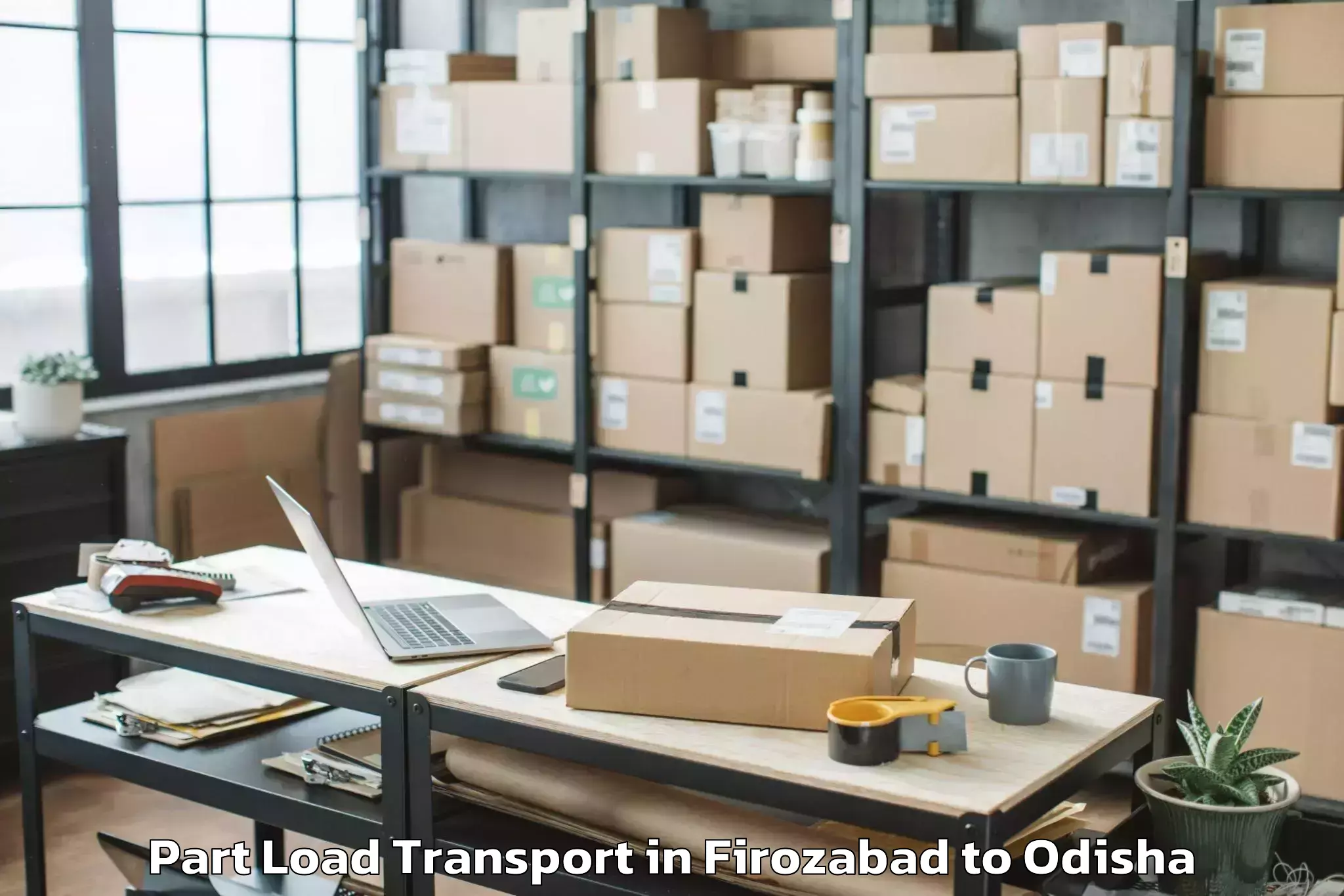 Get Firozabad to Utkal Centre Point Mall Part Load Transport